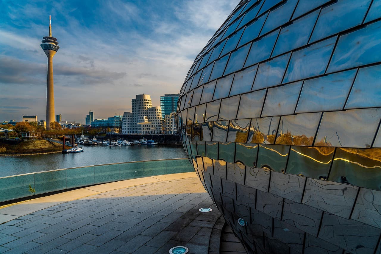 Hintergrundbild von Düsseldorf
