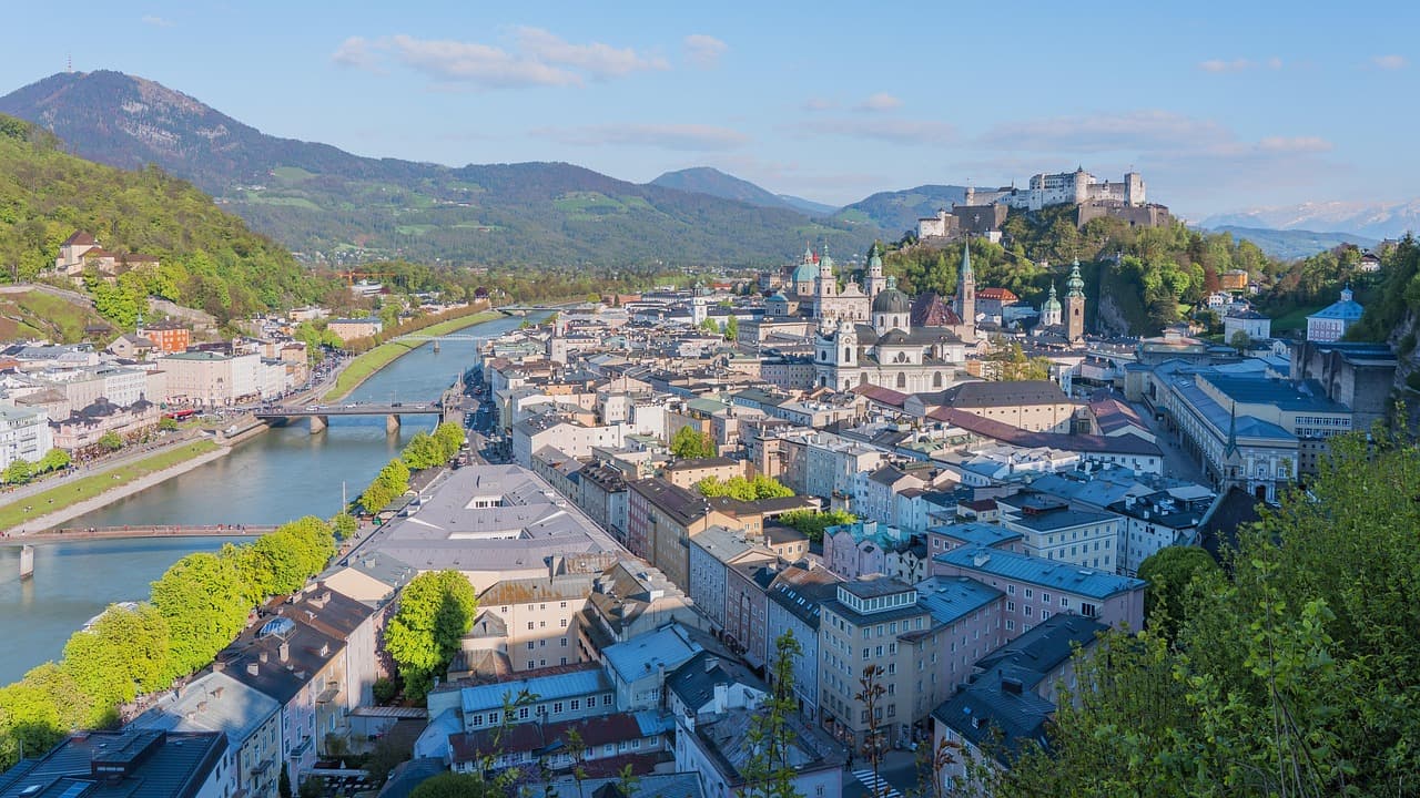 Hintergrundbild von Salzburg