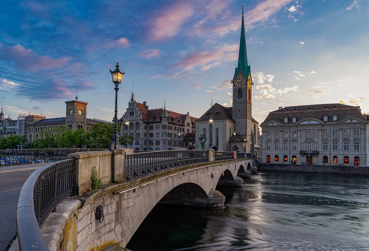 Hintergrundbild von Zürich