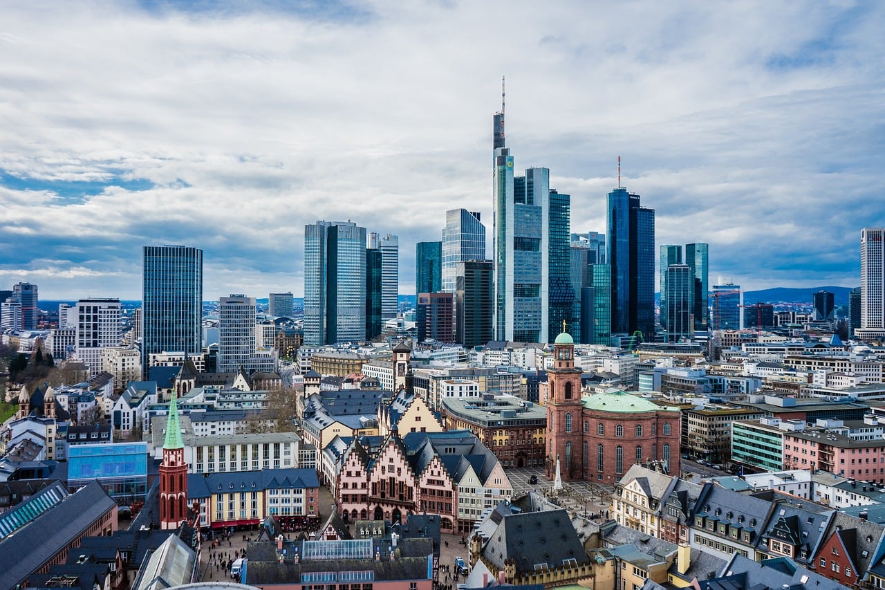 Hintergrundbild von Frankfurt