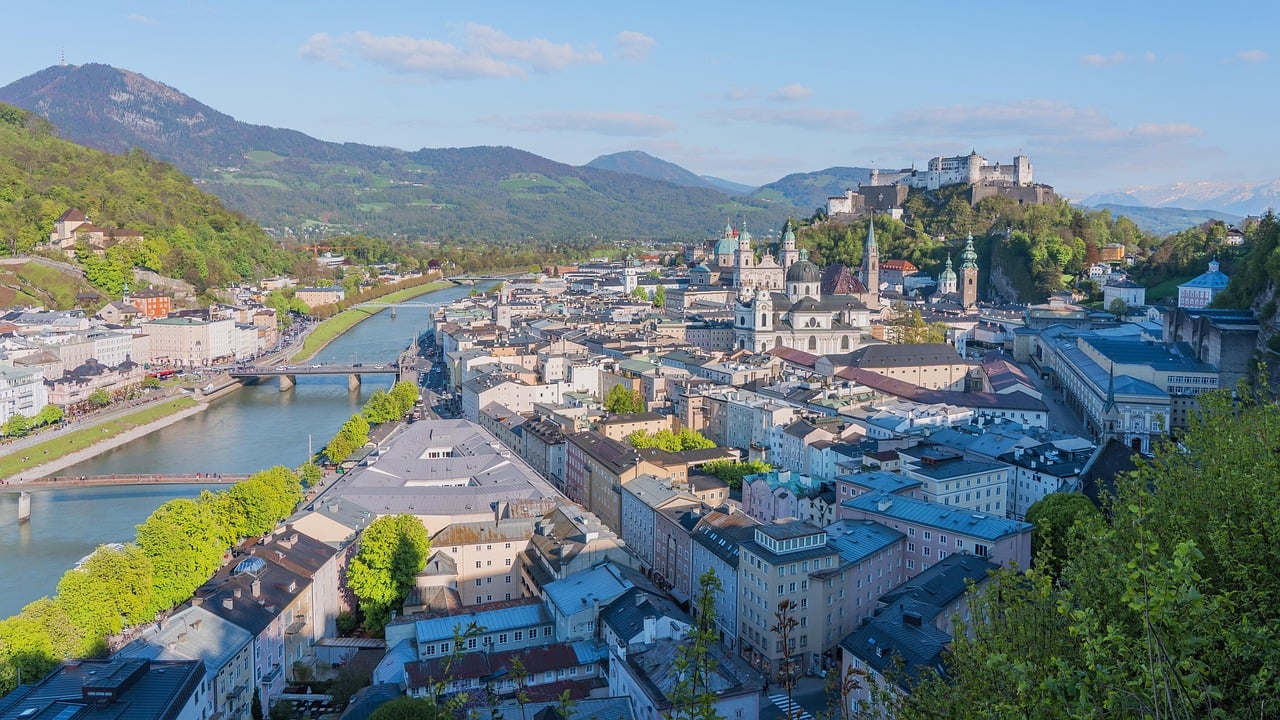 Hintergrundbild von Salzburg